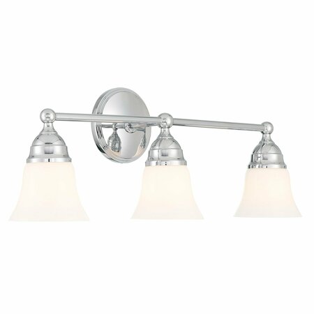 NORWELL Sophie Indoor Wall Sconce - Chrome 8583-CH-BSO